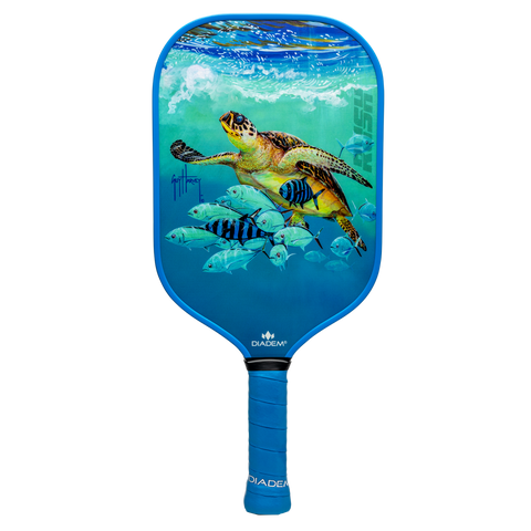 Vợt Pickleball Diadem Rush Guy Harvey Limited Edition - Thiết kế độc đáo nghệ thuật biển, nhẹ và bền cho người chơi kiểm soát tốt nhất.