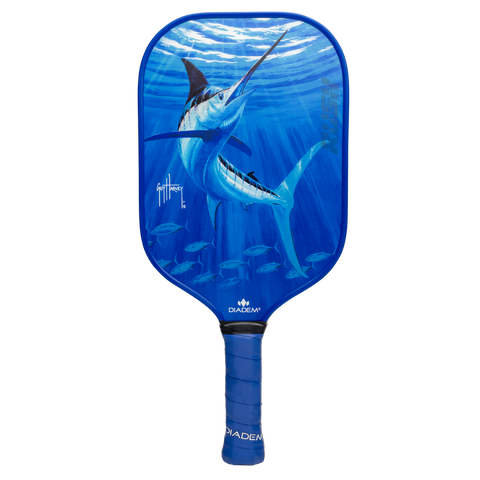 Vợt Pickleball Diadem Rush Guy Harvey Limited Edition - Thiết kế độc đáo nghệ thuật biển, nhẹ và bền cho người chơi kiểm soát tốt nhất.