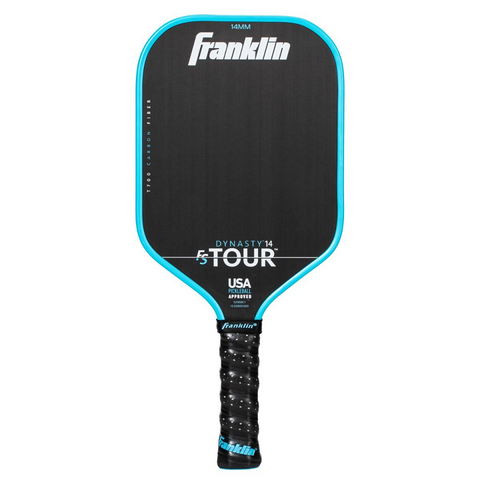 Vợt Pickleball Franklin FS Tour Dynasty 14mm - Chất liệu Carbon T700, Lõi Polypropylene Honeycomb, Tăng Cường Kiểm Soát và Sức Mạnh Đánh Bóng