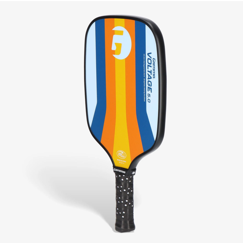 Vợt Pickleball Gamma Voltage 5.0 - Vợt Chơi Thể Thao Mạnh Mẽ, Thiết Kế Nhiều Xoáy, Từ Thương Hiệu Gamma Sports