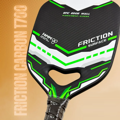 Vợt Pickleball Jusain JSR-121 Friction Surface 14mm - Vợt Đánh Bóng Chuyên Nghiệp, Cải Thiện Lực Đánh và Kiểm Soát Bóng Tối Ưu
