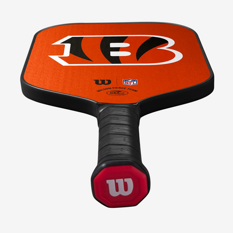 Vợt Pickleball Wilson NFL Collection Fierce Team - Vợt Chơi Bóng Giải Trí Dành Cho Người Hâm Mộ NFL, Chất Liệu Chất Lượng Cao