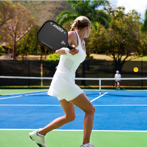 Vợt Pickleball XSPAK Carbon Fiber 16mm - Vợt Chơi Cho Người Chơi Trung Cấp Đến Chuyên Nghiệp, Độ Bền Cao, Kiểm Soát Tốt