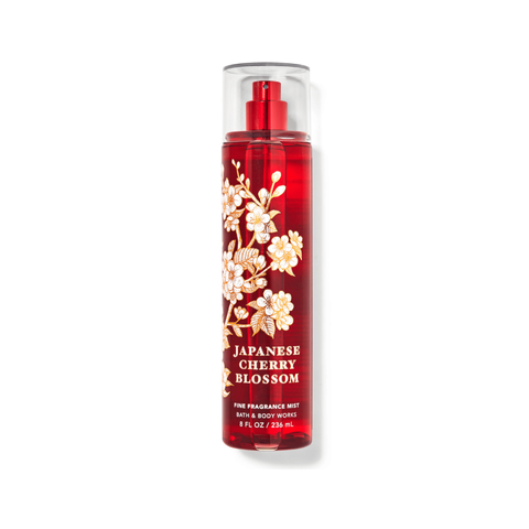 Xịt Thơm Toàn Thân Bath & Body Works 236ml Japanese Cherry Blossom - Phiên Bản Giới Hạn, Hương Hoa Anh Đào Nhật Bản Quyến Rũ