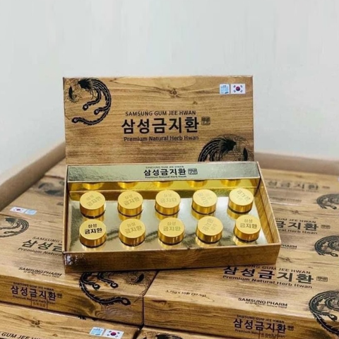An Cung Ngưu Hoàng Hàn Quốc Hộp Gỗ Nhỏ 10 Viên - Bổ Nguyên Khí, Ổn Định Huyết Áp, Tăng Cường Sức Khỏe Tổng Thể