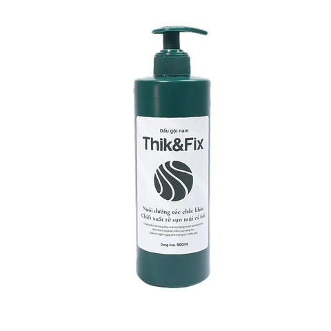 Bộ sản phẩm Chăm sóc tóc Thik&Fix - Kích mọc tóc, làm đen tóc, Dầu gội, Dầu xả, Cốm, Xịt dưỡng - Giúp tóc chắc khỏe, bóng mượt
