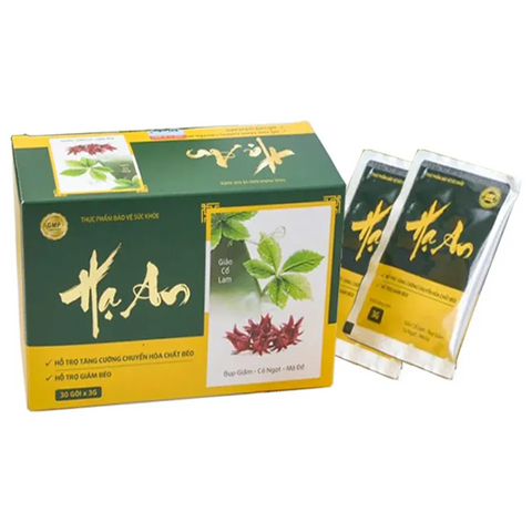 Cốm Hỗ Trợ Giảm Cân Hạ An Chính Hãng Hộp 30 gói