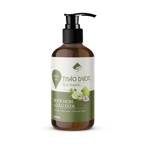 Dầu xả Bưởi Non và dầu dừa Ecocare tóc mềm mượt và giảm gãy rụng