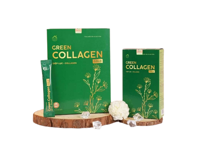 Diệp Lục Collagen Gold - Giúp Dưỡng Da, Mờ Nám Hiệu Quả