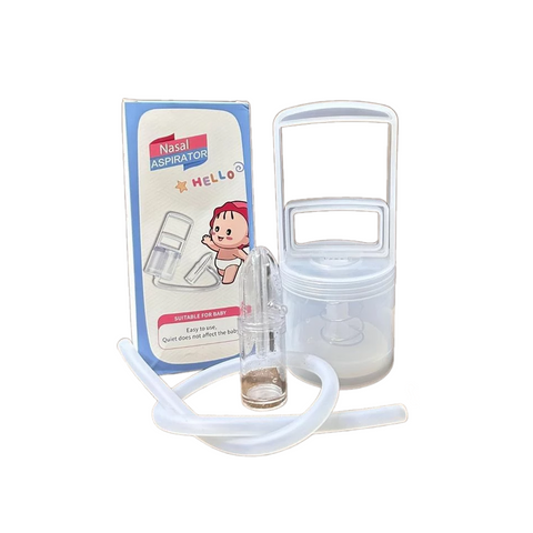 Dụng cụ hút mũi kéo tay Nasal Aspirator Hello - Tiện lợi, an toàn cho trẻ em 0-6 tuổi, dễ vệ sinh, không cần pin, không gây tiếng ồn