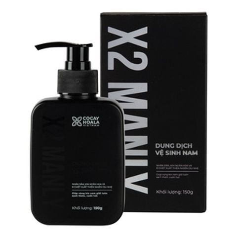 Dung Dịch Vệ Sinh Nam X2 Manly - Làm Sạch Sâu, Kháng Khuẩn và Khử Mùi Hiệu Quả cho Nam Giới, Tỏa Hương Nam Tính Quyến Rũ
