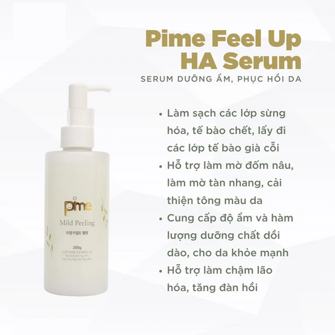 Gel Tẩy Tế Bào Chết Pime Mild Peeling - Sản Phẩm Chăm Sóc Da Mặt Giúp Làm Sáng Da, Dưỡng Ẩm, Phù Hợp Với Da Nhạy Cảm