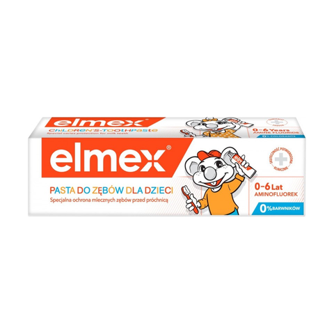 Kem Đánh Răng Elmex Cho Trẻ Em 0-6 Tuổi 50ml - Ngăn Ngừa Sâu Răng, Bảo Vệ Men Răng, Hương Vị Dễ Chịu, Không Chất Bảo Quản
