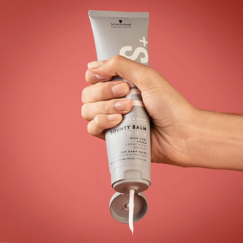 Kem Dưỡng Tóc Xoăn Schwarzkopf Osis+ Bounty Balm 150ml - Giảm Xơ Rối, Dưỡng Ẩm, Chất Liệu Thuần Chay, Tóc Mềm Mượt, Óng Ả