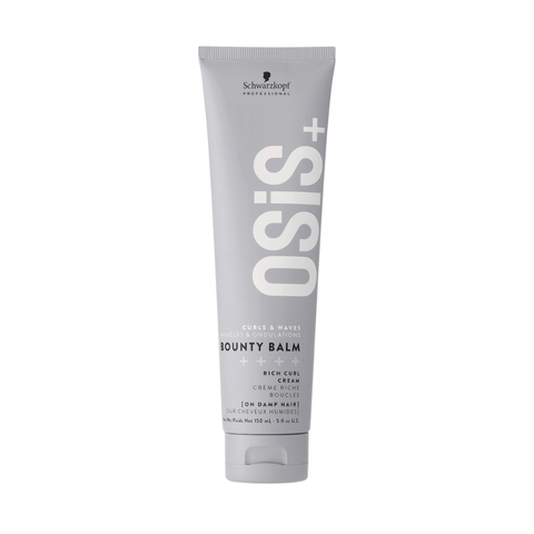 Kem Dưỡng Tóc Xoăn Schwarzkopf Osis+ Bounty Balm 150ml - Giảm Xơ Rối, Dưỡng Ẩm, Chất Liệu Thuần Chay, Tóc Mềm Mượt, Óng Ả