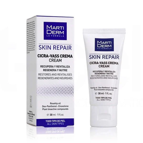 Kem Dưỡng Phục Hồi Da MartiDerm Skin Repair Cicra Vass Cream 30ml [hàng nhập khẩu] - Giúp Làm Dịu Da Nhạy Cảm, Phục Hồi Tổn Thương và Ngăn Ngừa Sẹo