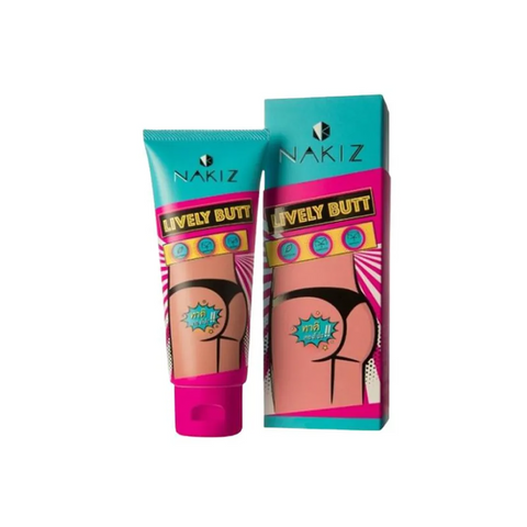 Kem giảm thâm mông, nhũ hoa Nakiz Lively Butt 100ml - Hỗ trợ làm sáng da, mịn màng cho vùng thâm, an toàn cho mọi loại da.