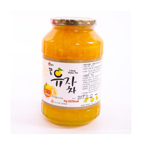 Mật Ong Chanh Hàn Quốc Hũ Thủy Tinh 1kg - Giải Pháp Thực Phẩm Bổ Dưỡng, Tăng Cường Miễn Dịch, Hỗ Trợ Tiêu Hóa