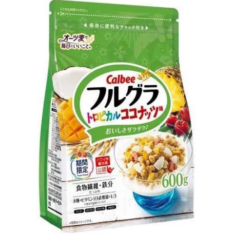 Ngũ Cốc Calbee Nhật Bản 800g - Ngũ cốc dinh dưỡng cao từ hạt trái cây sấy khô, bổ sung vitamin và chất xơ cho cả gia đình
