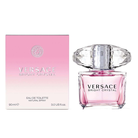 Nước Hoa Nữ Versace Bright Crystal Eau de Toilette 90ml - Hương Ngọt Ngào Từ Lựu, Hoa Mẫu Đơn & Xạ Hương Quyến Rũ