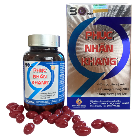 Phúc Nhãn Khang hỗ trợ tăng cường thị lực