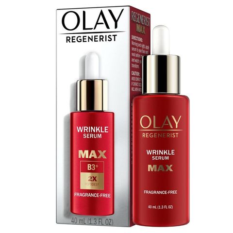 Serum Chống Nhăn Olay Regenerist MAX với Peptides Tăng Cường - Giúp Xóa Nhăn, Làm Mịn Da, Không Mùi, 40ml