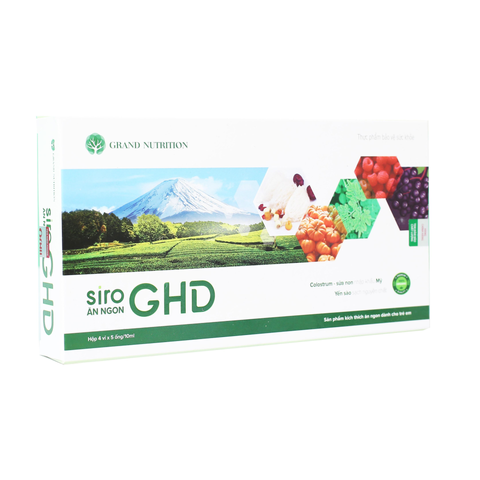Siro Ăn Ngon GHD - Hỗ Trợ Tăng Cường Tiêu Hóa