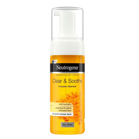 Sữa rửa mặt tạo bọt tinh chất nghệ Neutrogena Curcuma Clear