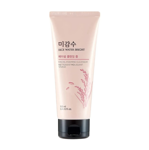 Sữa Rửa Mặt The Face Shop Rice Water Bright 150ml - Làm Sạch Da, Giúp Da Trắng Sáng, Không Nhờn Rít - Dưỡng Ẩm Từ Gạo Hàn Quốc