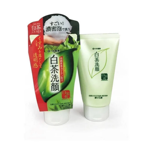 Sữa Rửa Mặt Trà Xanh ROHTO Shirochasou 120g - Dưỡng Sạch Da, Ngăn Ngừa Mụn, Giúp Da Tươi Sáng, Hương Trà Xanh Thư Giãn