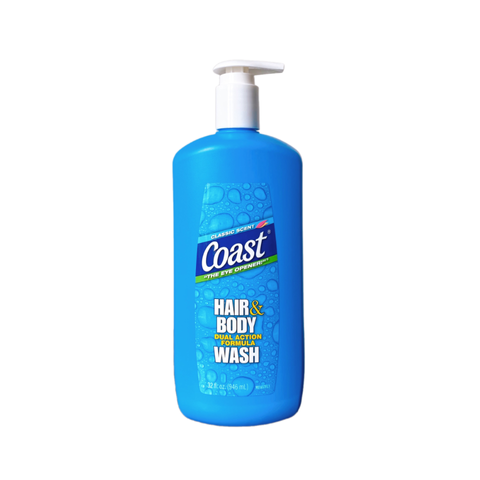 Sữa tắm gội Coast Hair and Body Wash cho nam 946ml Mỹ