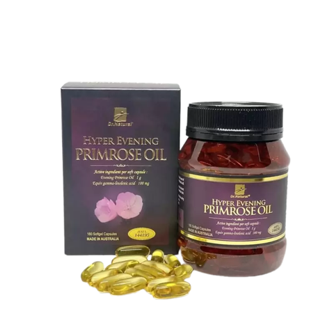 Viên Uống Bổ Sung Nội Tiết Tố Nữ Úc Hyper Evening Primrose Oil 180 Viên - Cải Thiện Sức Khỏe và Cân Bằng Nội Tiết Tố