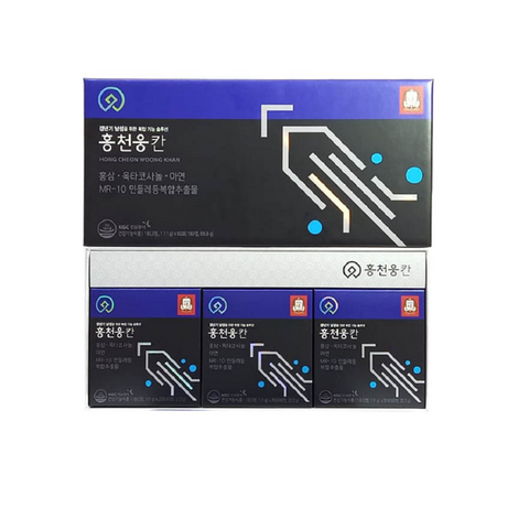 Viên hồng sâm KGC Hong Cheon Woong Khan cho nam giới - Hỗ trợ tăng cường sức khỏe, chức năng sinh lý và sức bền - 180 viên bổ dưỡng