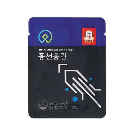 Viên hồng sâm KGC Hong Cheon Woong Khan cho nam giới - Hỗ trợ tăng cường sức khỏe, chức năng sinh lý và sức bền - 180 viên bổ dưỡng