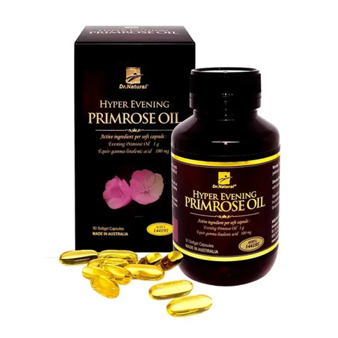 Viên uống bổ sung nội tiết Hyper Evening Primrose Oil Úc - Giảm triệu chứng tiền mãn kinh, đẹp da, 90 viên