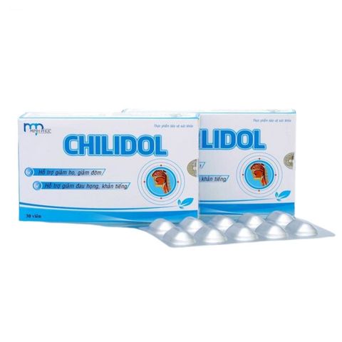 Viên Uống Chilidol Giảm Ho - Hỗ Trợ Tai Hại Đau Họng, Đờm - Hộp 30 Viên Thảo Mộc Tự Nhiên từ Công Ty Smard