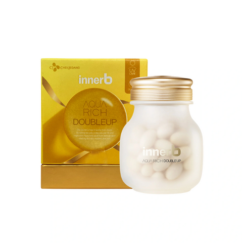 Viên uống Innerb Aqua Rich 70 viên - Hỗ trợ cấp nước và collagen, cải thiện độ ẩm và làm sáng da, hàng nhập khẩu Hàn Quốc