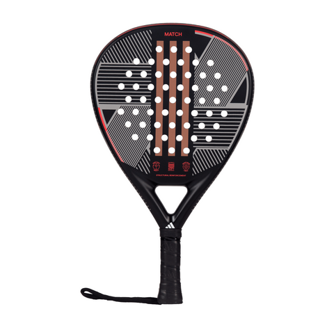 Vợt Padel Adidas Match 3.3 Black/Red - Dụng cụ thể thao cao cấp cho cú đánh tấn công mạnh mẽ, thiết kế bắt mắt và chất liệu bền bỉ.