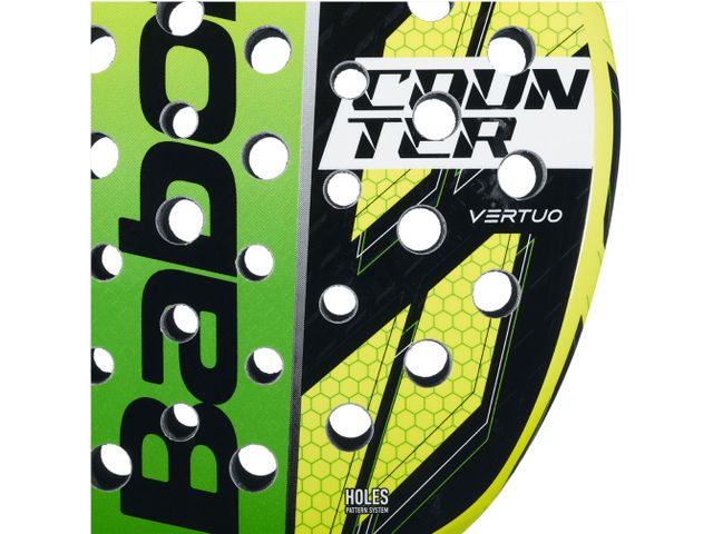 Vợt Padel Babolat Counter Vertuo 350g - Racket Tennis Xoáy Tròn Chất Liệu Carbon với Công Nghệ Giảm Rung