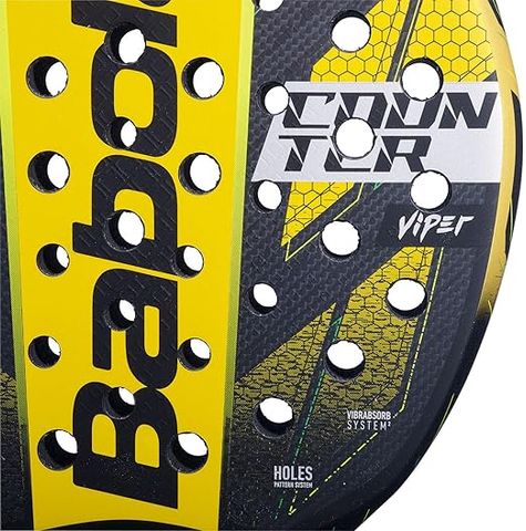 Vợt Padel Babolat Counter Viper 2024 - Vợt Thể Thao Padel Chuyên Nghiệp Hình Dáng Lai, Cân Bằng Tối Ưu, Chất Liệu Carbon Cao Cấp