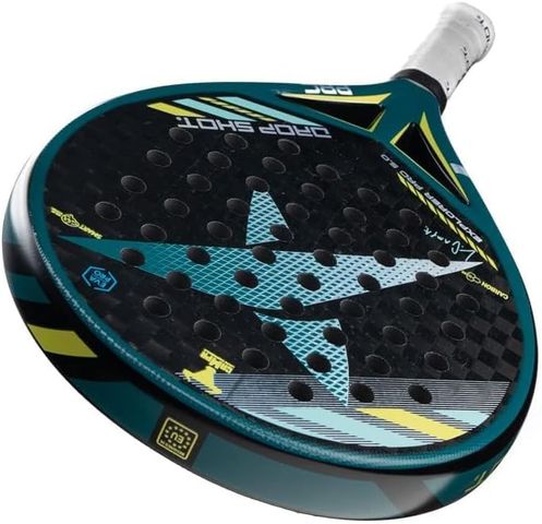 Vợt Padel Drop Shot Explorer Pro 5.0 SN-N26D-MB1I - Chất liệu Carbon, Thiết kế 3D Độc Quyền, Độ Xoáy Cao, Dụng cụ Thể Thao Chất Lượng Cao