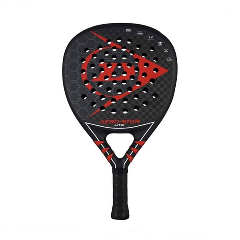 Vợt Padel Dunlop Sports Aero-Star Bat Series - Vợt Chuyên Nghiệp Nhẹ Độ Bám Tối Đa Cho Người Lớn, Công Nghệ V HOLE