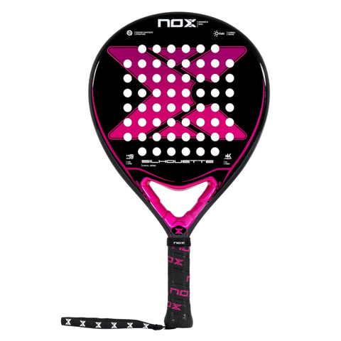 Vợt Padel Nox Silhouette Casual 2023 - Cây Vợt Đáng Chơi Cho Người Mới và Trung Cấp, Thiết Kế Năng Động, Khung Carbon Bền Bỉ