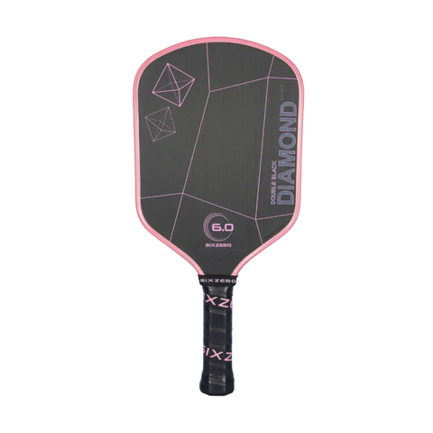 Vợt Pickleball Six Zero Double Black Diamond Control 14mm - Độ Bền Cao, Kiểm Soát Tối Đa, Cảm Giác Chạm Bóng Mượt Mà Cho Người Chơi Chuyên Nghiệp