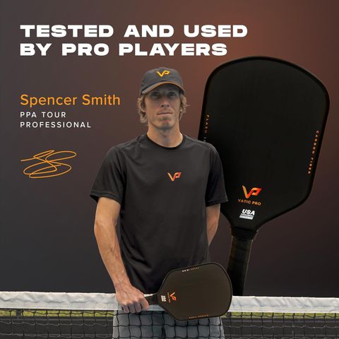 Vợt Pickleball Vatic Pro Carbon Fiber 16mm - Bền Bỉ, Hiệu Năng Cao, Thiết Kế Hiện Đại Cho Người Chơi Chuyên Nghiệp và Mới Bắt Đầu