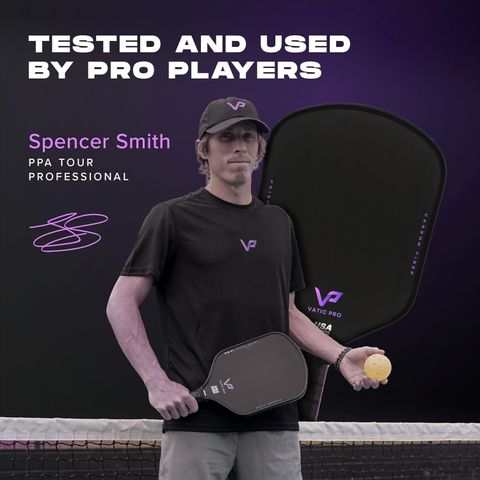 Vợt Pickleball Vatic Pro Prism Carbon Fiber 16mm - Siêu nhẹ, Chất liệu Carbon Bền bỉ, Được USAPA Chấp Thuận, Dành cho Người Chơi Chuyên Nghiệp