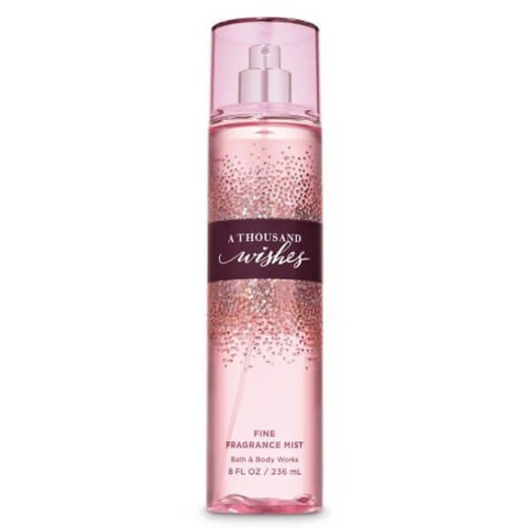 Xịt Thơm Toàn Thân Bath & Body Works A Thousand Wishes 236ml - Hương Ngọt Ngào, Ấm Áp Với Quả Mộc Qua, Hoa Mẫu Đơn, Lưu Hương Lâu