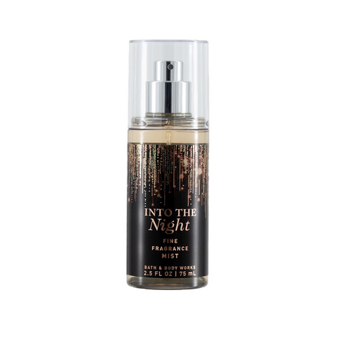 Xịt Thơm Toàn Thân Mini Bath & Body Works Into The Night 75ml - Hương Ngọt Ngào, Quyến Rũ, Dưỡng Ẩm Da