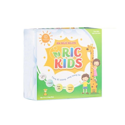 Siro Ăn Ngon Ngủ Ngon Ric Kids Hỗ Trợ Tăng Đề Kháng Cho Bé