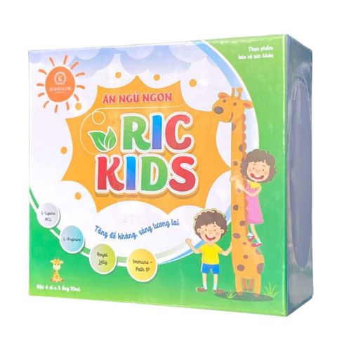 Siro Ăn Ngon Ngủ Ngon Ric Kids Hỗ Trợ Tăng Đề Kháng Cho Bé